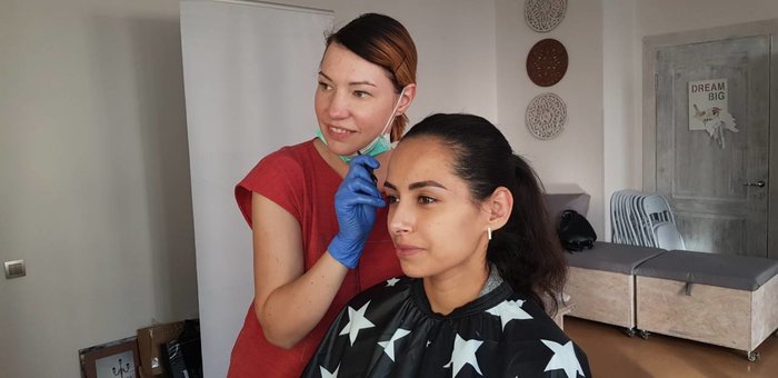 Make-up in the beauty salon «A.Beautylab» in Dnipro. Do according to the action.