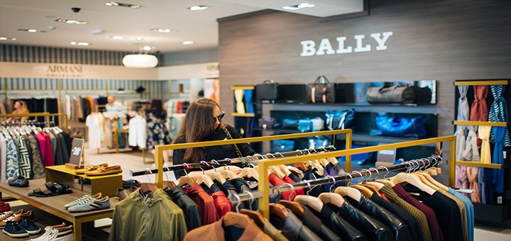 Купуйте одяг по акції в магазині «bally / armani / ermenegildo zegna»