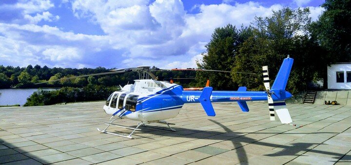 Полет на вертолете HeliTour Ukraine скидка