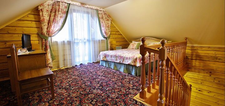 Номер в гостинично-ресторанном комплексе «Villa Vita» под Киевом. Забронировать номер со скидкой. Отели в Вите-Почтовой.