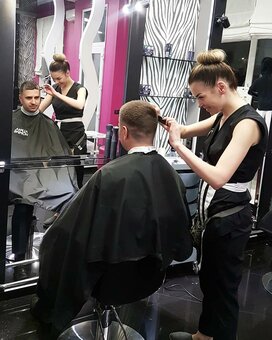 Мужская стрижка в салоне красоты Зебра Полтава. Записаться на мужскую стрижку по акции