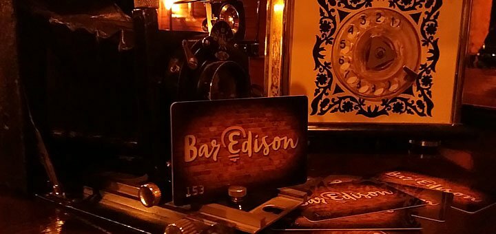 Menu at bar edison in dnipro 3