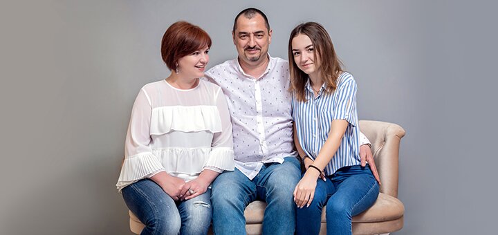 Фотопроект «Семейный уют» в профессиональной фотостудии «TJ» в Киеве