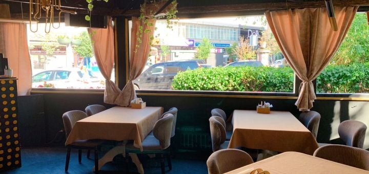 Terrace of Cha Cha restaurant in Kiev