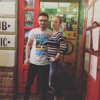 Irish pub Kork in Lviv. Come.