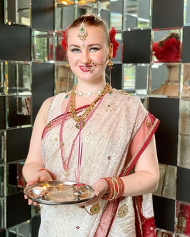 Promotional menu at the Bombay New Palace restaurant