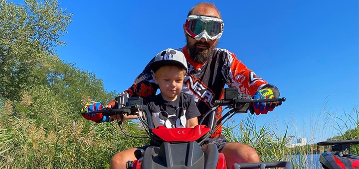 Rent of ATVs and Kvadro Dnepr motorcycles in Dnipro. With discount.