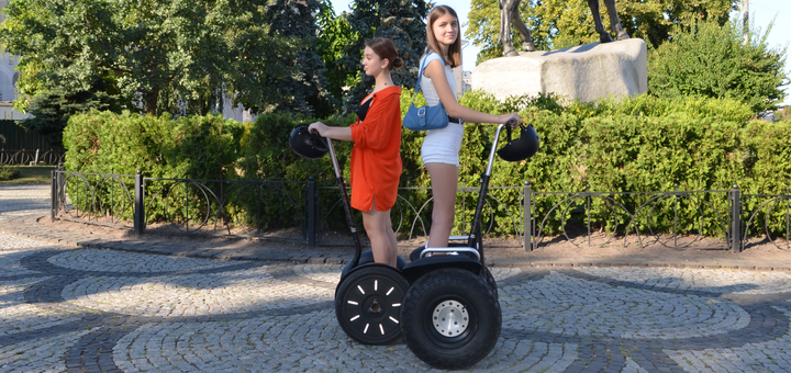 Прогулки на сигвеях «Green Wheels» в Киеве. Оплачивайте прокат segway по акции 5