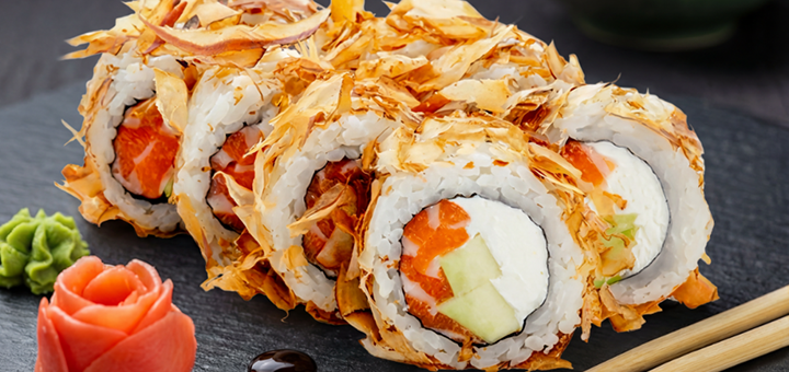 Amo Sushi delivery. Order with a 10% discount.