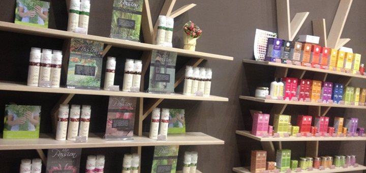 Discounts on organic cosmetics for the body in glossary stores