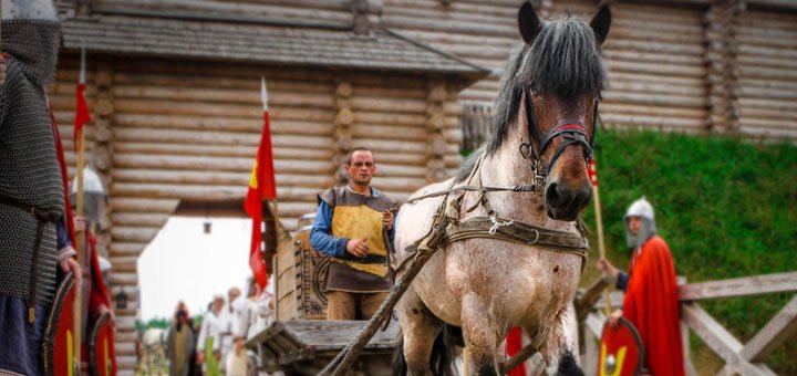 Акция в историко-культурном центре «Древній Київ»