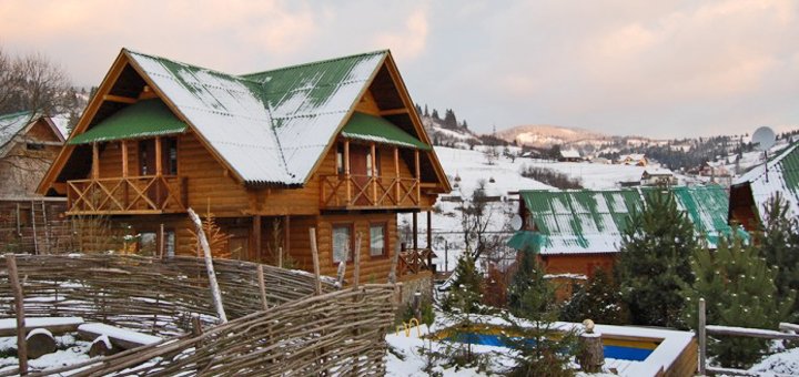 Знижка на відпочинок у котеджах комплексу «4 сезони» в славском1