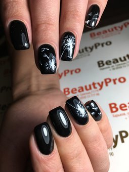 Extension of nails with gel in the Beauty Pro salon in Kharkov. Order with a discount