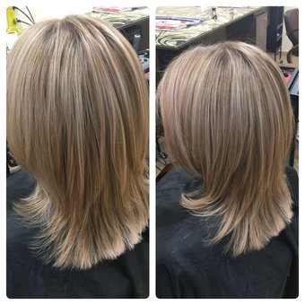 Колорування волосся у салоні краси «Lady Victoria» у Дніпрі. Записуйтесь до перукаря з акції.