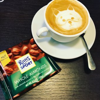 Espresso at Zharcoff coffee shops in Vinnitsa. Order coffee at a discount.