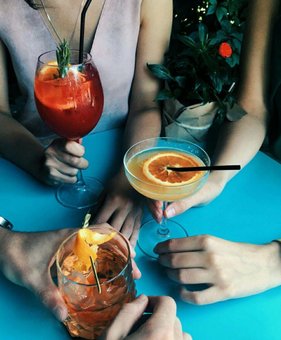 The menu of the bar in the restaurant "3/4" in the Dnieper. Order at a discount