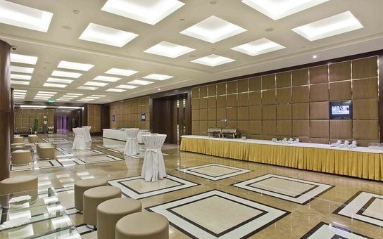 Общий зал в отеле «Premier Palace Hotel Kharkiv» во Львове. Снять номер недорого