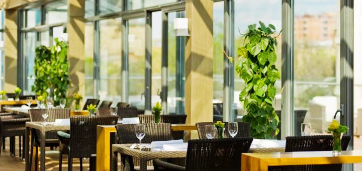 The menu in the restaurant "The Terrace" in Kharkov. Order by stock